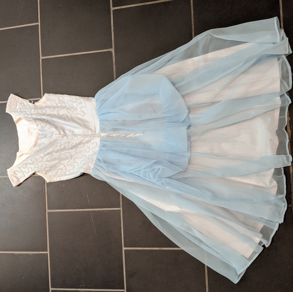 FINAL PRICE | Blue Vintage Dress - Picture 6 of 8